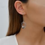 Ladybee Collection Ladybug and Ring Design Silver Earring 3