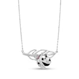 Ladybee Collection Ladybug Design Silver Necklace 1