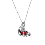 Monarch Butterfly Kelebek Tasarımlı Modern Gümüş Kolye 1