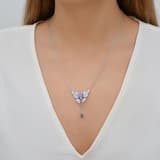 Heaven Model-13 Kelebek Tasarımlı Zirkonlu Gümüş Kolye 3