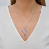 Heaven Model-15 Kelebek Tasarımlı Zirkonlu Gümüş Kolye 3