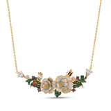 Zultanite Model-5 Серебряное колье с эмалью и дизайном пчелы 1