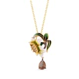 Zultanite Model-7 Enamelled Silver Necklace 1