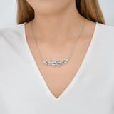 Серебряное колье Zultanite Model-13 с камнями и эмалью 3