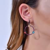 Серьги Night Collection с бабочками, божьими коровками и цветами из серебра 3