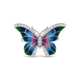 Heaven Model-6 Kelebek Tasarımlı Zirkonlu Gümüş Yüzük 2