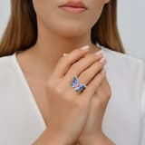 Heaven Model-6 Kelebek Tasarımlı Zirkonlu Gümüş Yüzük 3