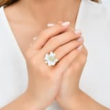 Heaven Model-23 Zirkonlu Mineli Altın Renkli Gümüş Yüzük 3
