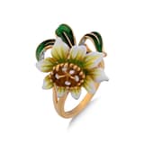 Zultanite Model-7 Enamelled Silver Ring 1