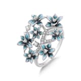Zultanite Model-13 Enamelled Silver Ring 1