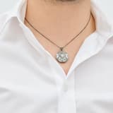 Santa Claus Anchor Cross Santa Claus Design Silver Necklace 3