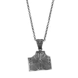 Santa Claus Anchor Cross Shaped Inscription Silver Necklace 2