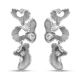 Soul Dance Collection Northern Lights Motif Silver Earrings 2