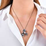 Soul Dance Collection Northern Lights Motif Black Silver Necklace 3