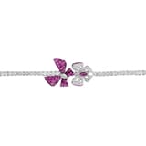 Серебряный браслет Eclat Collection с розовой бабочкой 2