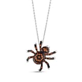 Dream Jungle Collection Spider Design Silver Necklace 1