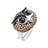 Dream Jungle Collection Silver Ring with Stone Owl Figure 1