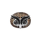 Dream Jungle Collection Silver Ring with Stone Owl Figure 2