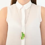 Le Jardin Handcrafted Stone-Embellished Butterfly Necklace with Green Enamel Detail 3