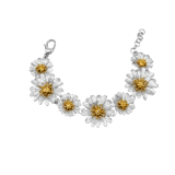 Flowers Koleksiyonu Çoklu Çiçek Formlu  Kolye 2