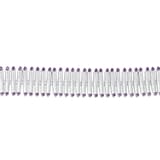 Flowers Collection Purple Stone Shimmer Bracelet 3
