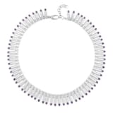 Flowers Collection Purple Stone Shimmering Necklace 2