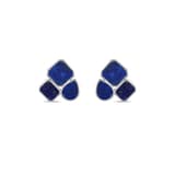 Lucky Gems Koleksiyonu Lapis Taşlı Geometrik Küpe 3