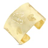Sun Collection Butterfly Pattern Wide Bracelet 3