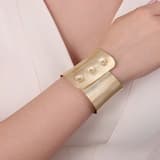 Sun Collection Wide Bracelet with Button Detail 1