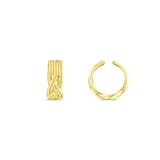 Серьга-кафф Sun Collection с плетеным узором 2