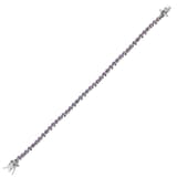 Rainbow Multicolor Taşlı Silver Su Yolu Bileklik 1
