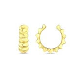 Sun Koleksiyonu Earcuff Dişli Gümüş Küpe 3