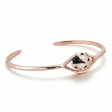 Ladybee Collection Rose Plated White Ladybug Silver Bracelet 2