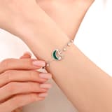 Lucky Gems Koleksiyonu Malahit Taşlı Gümüş Bileklik 3
