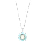 Lucky Gems P5084G Gümüş Kolye 2