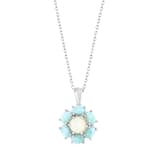 Lucky Gems P5084G Gümüş Kolye 1