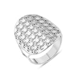 Flower Of Life NEXR1010W-00 Gümüş Yüzük 1
