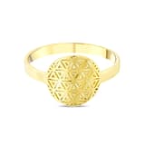 Flower Of Life NEXR1005Y-00 Gümüş Yüzük 2
