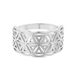 Flower Of Life NEXR1007W-00 Gümüş Yüzük 2