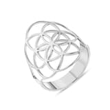 Flower Of Life NEXR1008W-00 Gümüş Yüzük 1