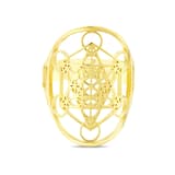 Flower Of Life NEXR1009Y-00 Gümüş Yüzük 2