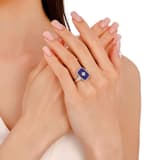 Lucky Gems Koleksiyonu Dikdörtgen Lapis Taşlı Dikdörtgen Gümüş Yüzük 3