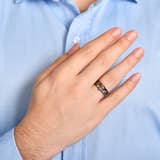 Bravoman Collection Skull Detail Black Ring 1