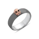 Bravoman Collection Skull Detail Black Ring 2