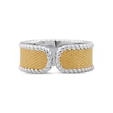 Bravoman Gold-Tone Woven Ring 3