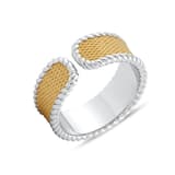 Bravoman Gold-Tone Woven Ring 2