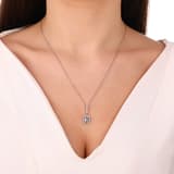 Колье Gift Collection с голубым камнем багетной огранки 1