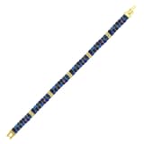 Bravoman Lapis Lazuli Taşlı Gümüş Detaylı Erkek Bileklik 3