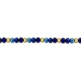 Bravoman Lapis Lazuli Taşlı Altın Detaylı Erkek Bileklik 2