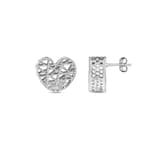 Серьги Gift Collection «Геометрическое сердце» 2